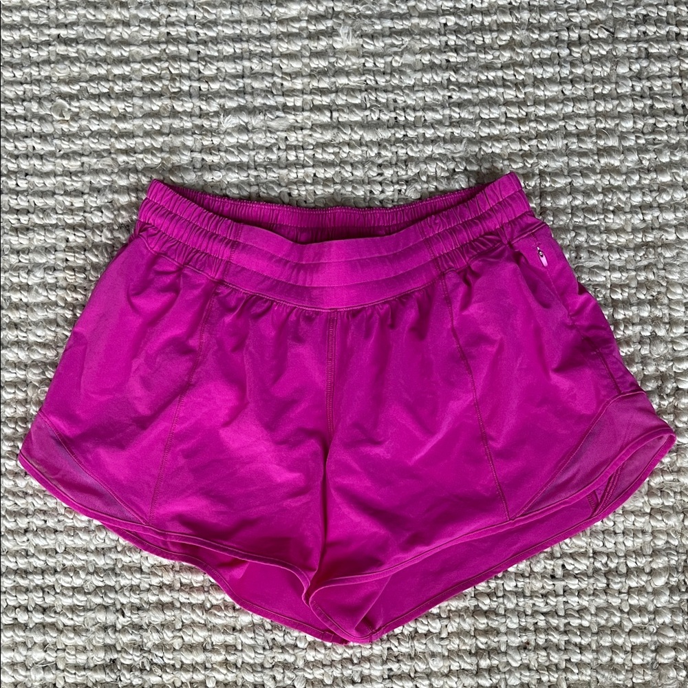 Lululemon Athletica Pink Hotty Hot Athletic Shorts